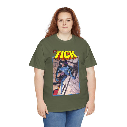 The Tick T-Shirt - Ben Edlund Creation - Popular 1980s Superhero