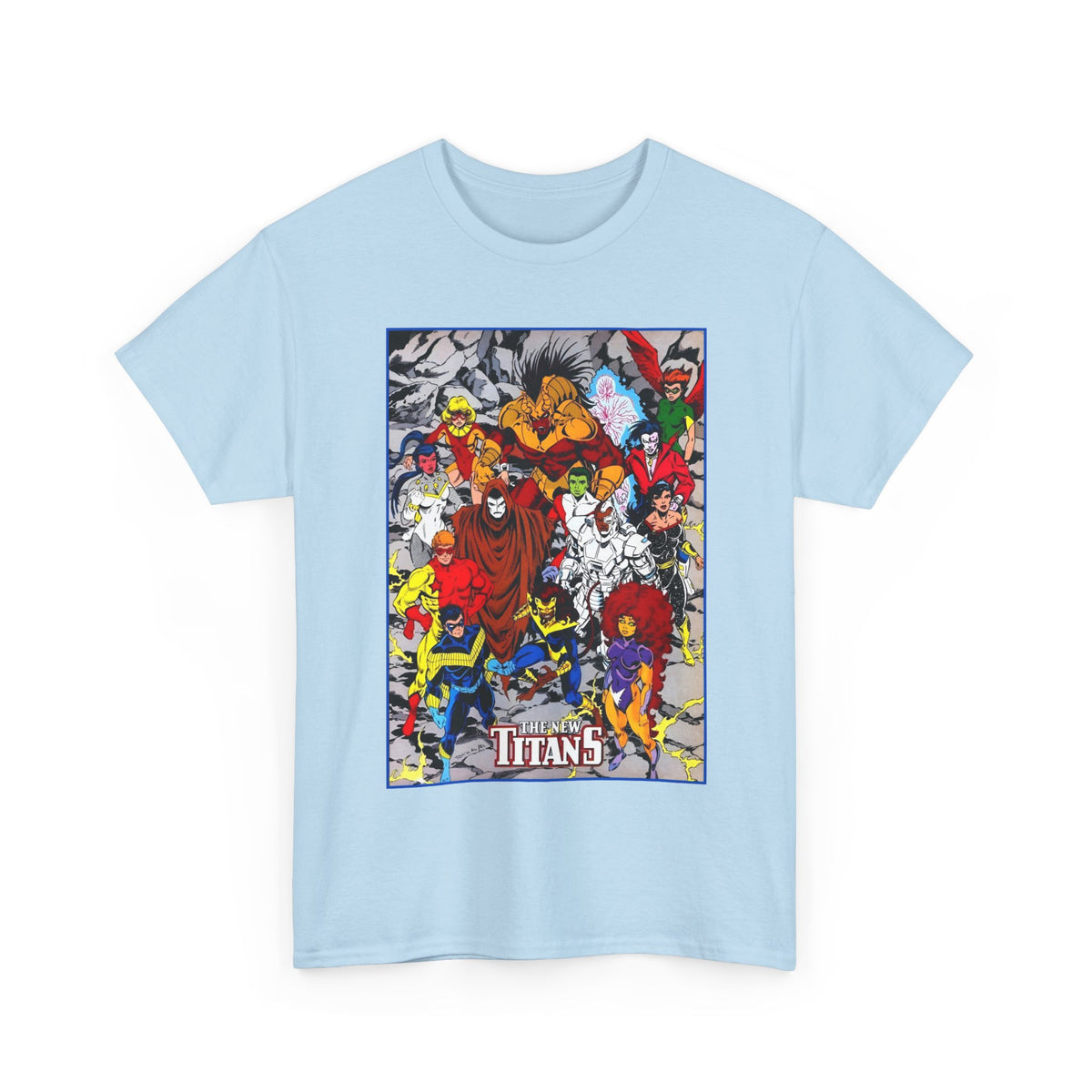 New Titans T-Shirt - Tom Grummett Art - Nightwing, Pantha, Phantasm, Wildebeest, Red Star, Troia - DC Comics