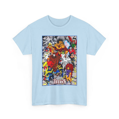 New Titans T-Shirt - Tom Grummett Art - Nightwing, Pantha, Phantasm, Wildebeest, Red Star, Troia - DC Comics
