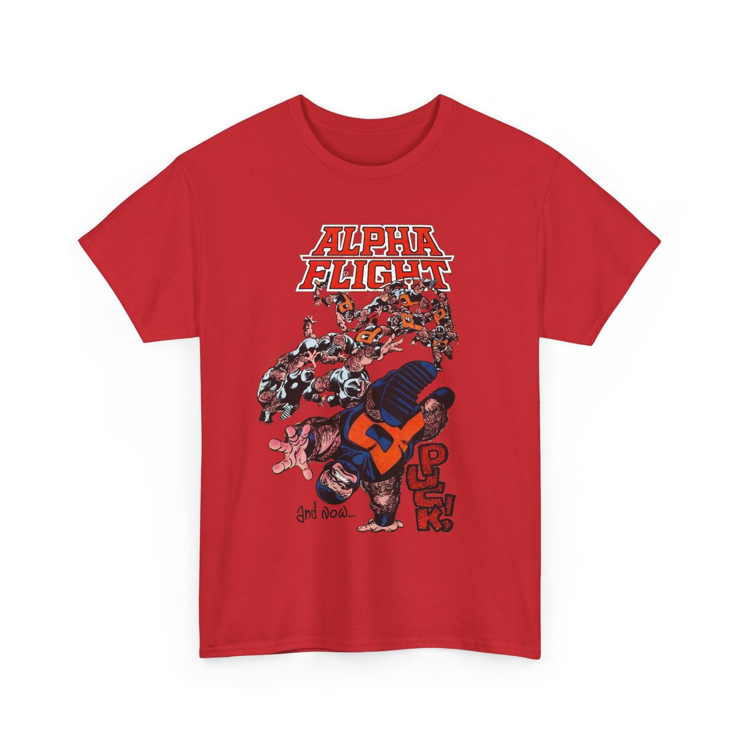 Puck T-Shirt - John Byrne Art - Alpha Flight Member - Marvel Comics
