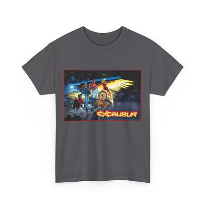 Excalibur T-Shirt - Alan David Art - Captain Britain, Nightcrawler, Shadowcat, Rachel Summers, Meggan - X-Men Series - UK Mutant Team - Marvel Comics