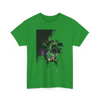 Wolverine Vs Hulk T-Shirt - Adam Kubert Art - Marvel Comics - Logan, X-Men, Bruce Banner - Great Fight Image