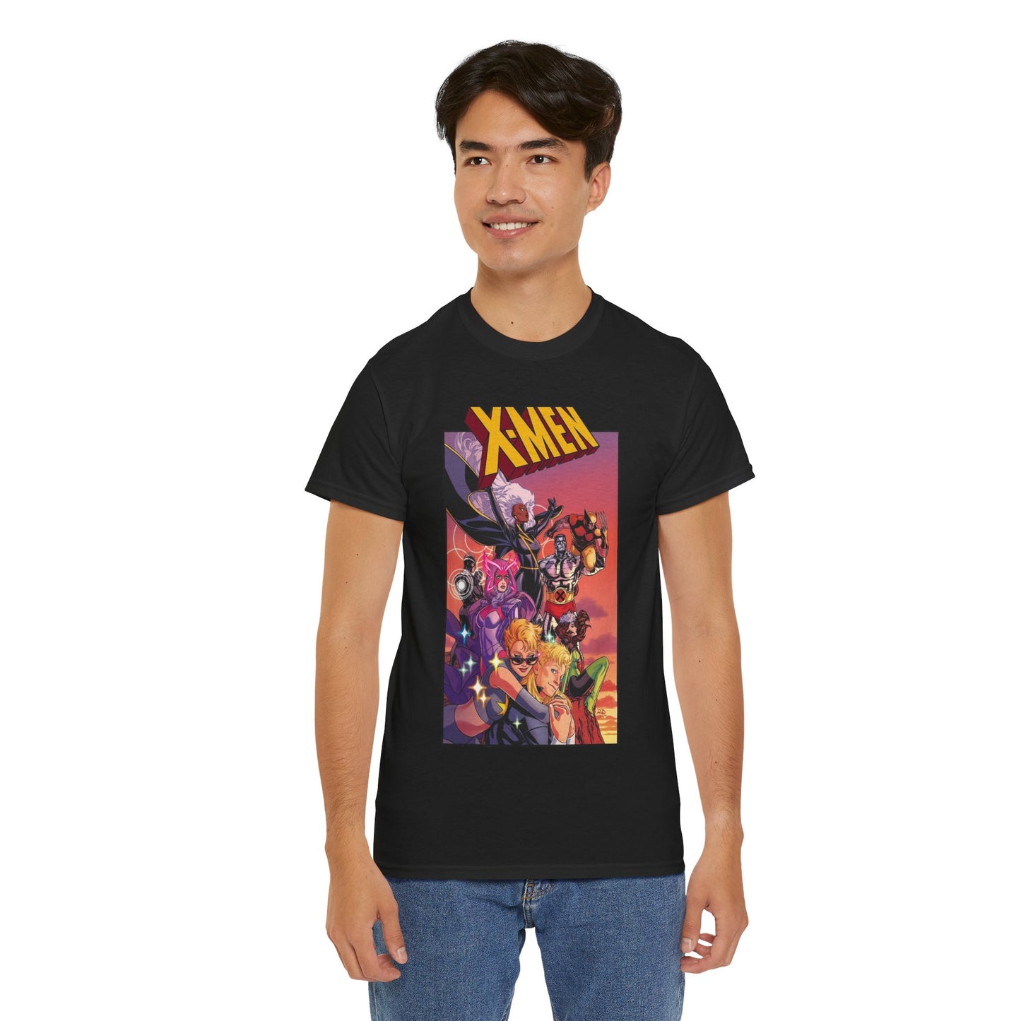 X-Men Outback T-Shirt - Russell Dauterman Art - Storm, Wolverine, Psylocke, Longshot, Havok, Rogue, Colossus, Dazzler - Marvel Comics