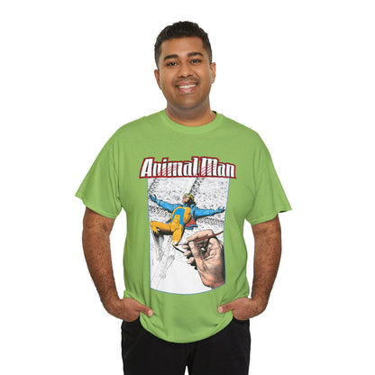 Animal Man T-Shirt - Brian Bolland Art - Buddy Baker - DC Comics, Vertigo Comics 1980s Series - Grant Morrison Stories