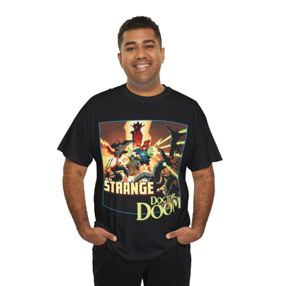 Dr Strange & Doctor Doom T-Shirt - Mike Mignola Art - Triumph & Torment - 1980s Graphic Novel Fighting Mephisto - Marvel Comics