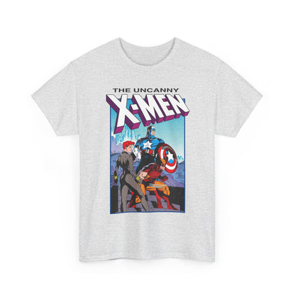 Uncanny X-Men T-Shirt - Jim Lee Art - #268 Cover - Captain America, Black Widow, Wolverine - Marvel Comics