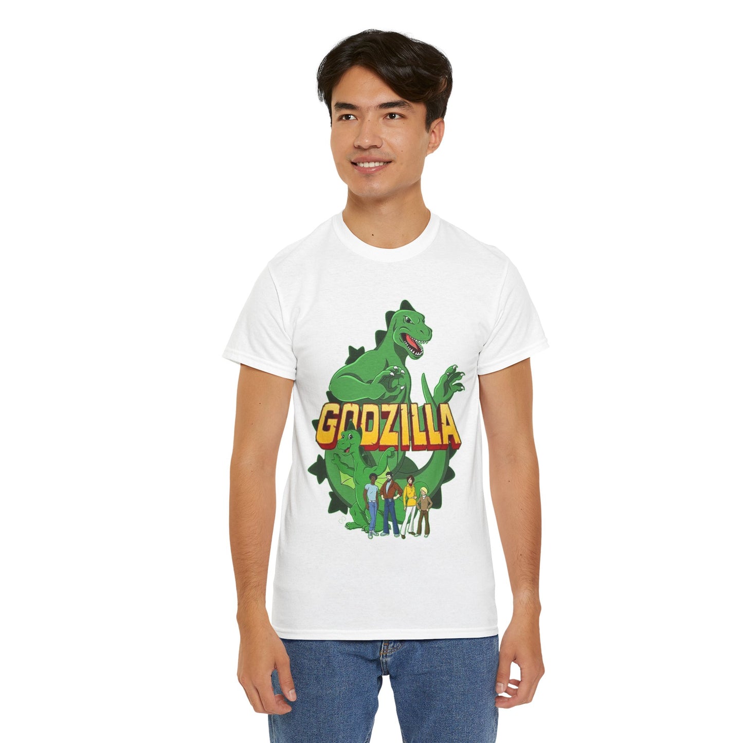 Godzilla T-Shirt - Popular 1970s Hanna-Barbera Cartoon - Godzooky - Retro 70s Animation - Toho - King of the Monsters