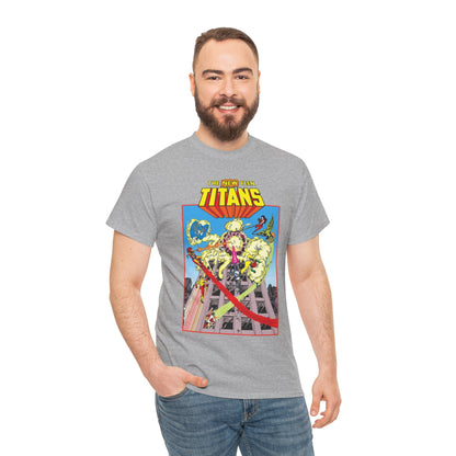 New Teen Titans T-Shirt - George Perez Art - DCCP #26 Preview Cover - Raven, Cyborg, Starfire, Changeling - DC Comics