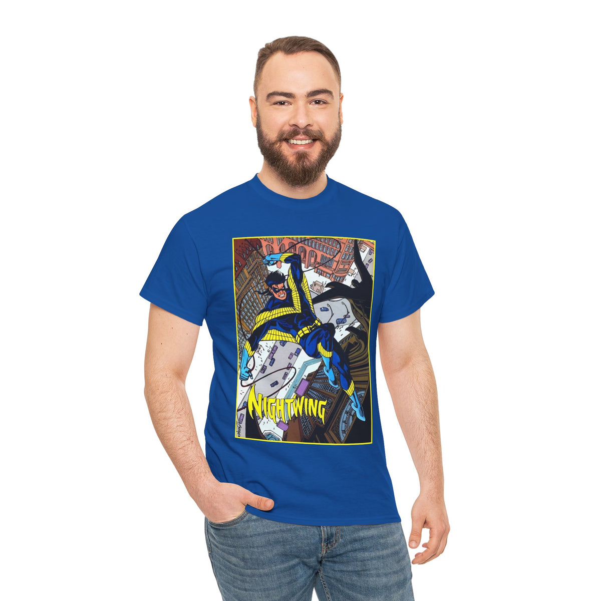 Nightwing T-Shirt - José Luis García-López Art - New Teen Titans Leader - DC Comics