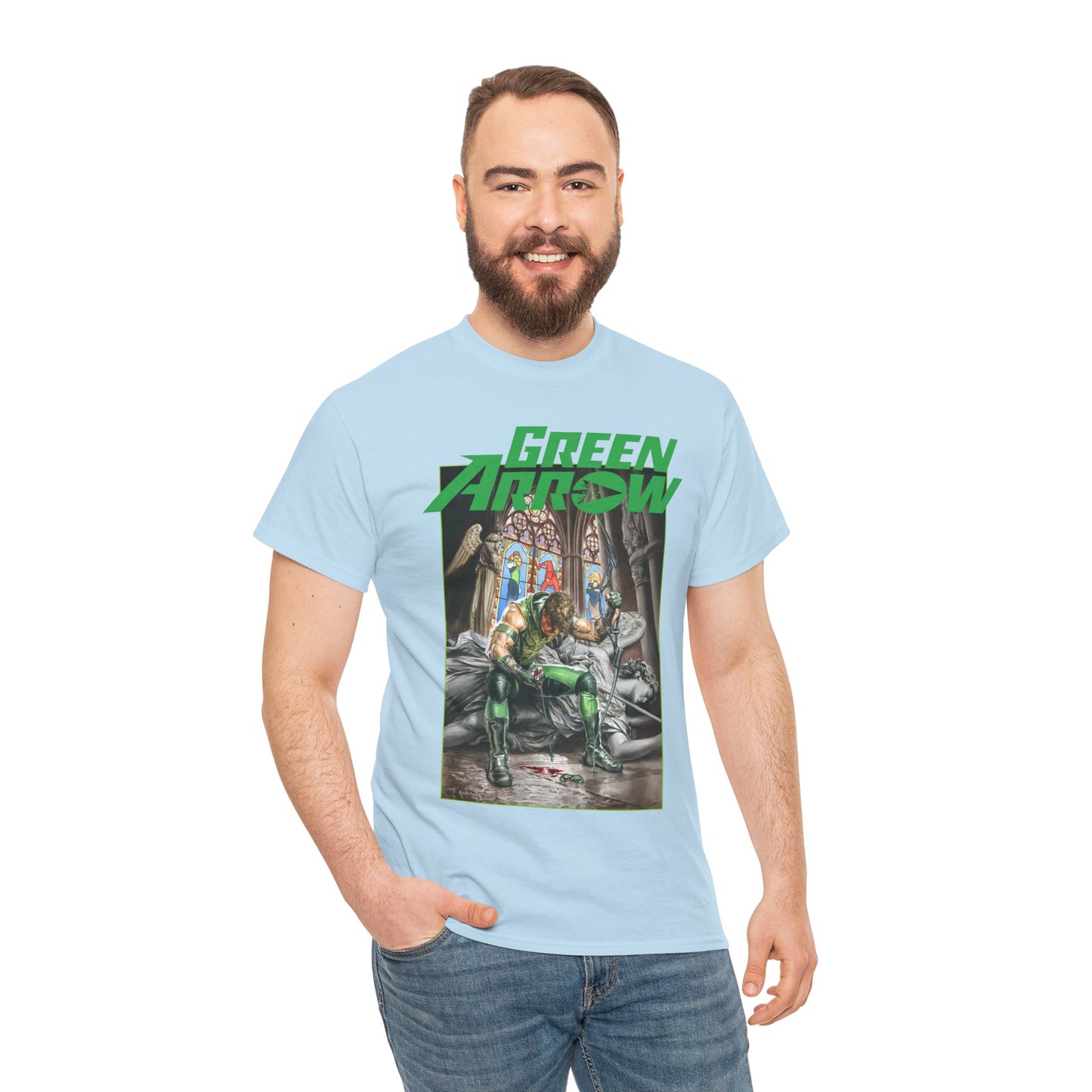 Green Arrow T-Shirt - Mauro Cascioli Art - DC Comics