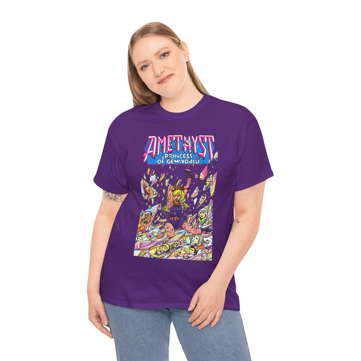 Amethyst Princess of Gemworld T-Shirt - George Perez Art - Lord Topaz, Dark Opal, Granch, Citrina - DC Comics