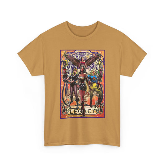 Justice Society T-Shirt - Tony Harris Art - Wonder Woman, Liberty Belle, Black Canary, Hawkgirl - JSA - DC Comics