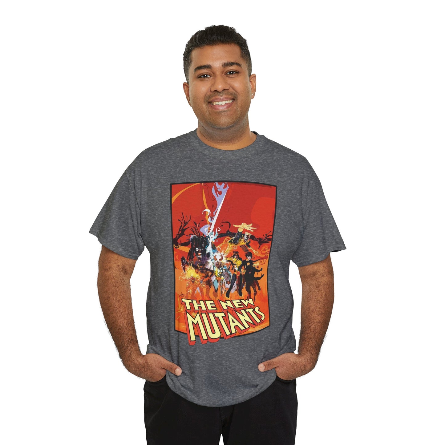New Mutants T-Shirt - Bill Sienkiewicz Art - Marvel Comics - Magik, Warlock, Cannonball, Wolsbane, Sunspot