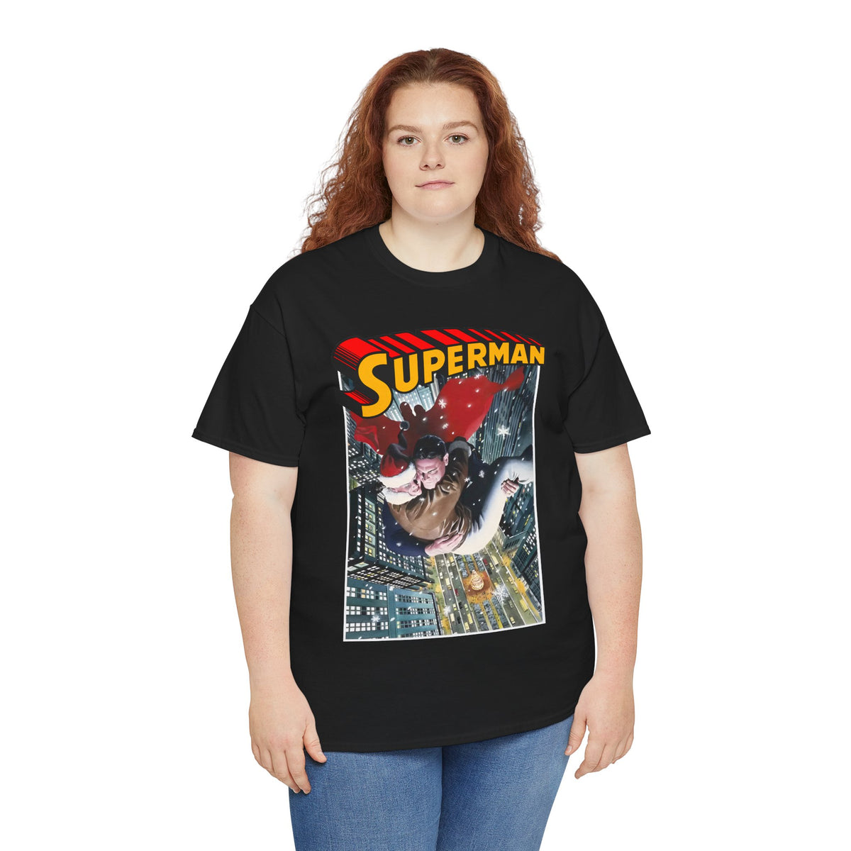 Superman Christmas T-Shirt - Alex Ross Art - DC Comics