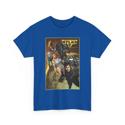 Agents of Atlas T-Shirt - FBI Agent Jimmy Woo, Marvel Boy, Venus, the Human Robot and Gorilla Man - Marvel Comics