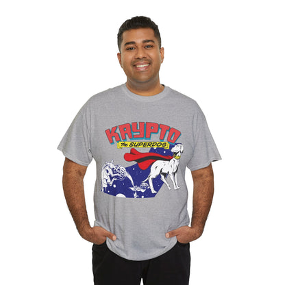 Krypto T-Shirt - James Gunn Superman Movie 2025 - Superman's Beloved Pet -Super Dog from Krypton - Stays at the Fortress of Solitude - DC Comics