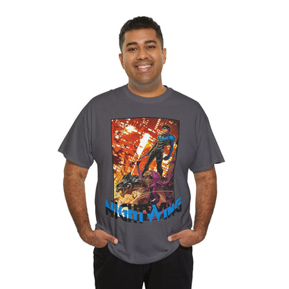 Nightwing & Spoiler T-Shirt - Jonboy Meyers Art - Gotham City & Bludhaven - DC Comics