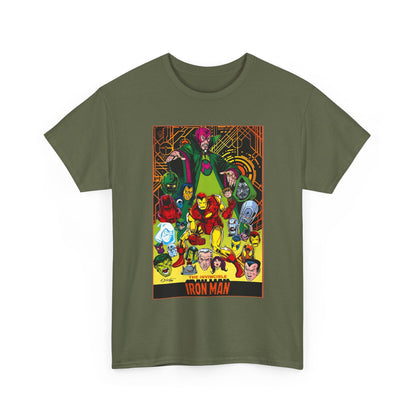 Iron Man T-Shirt - Bob Layton Art - Tony Stark - Ultron, Doctor Doom, The Mandarin, The Beetle - Marvel Comics
