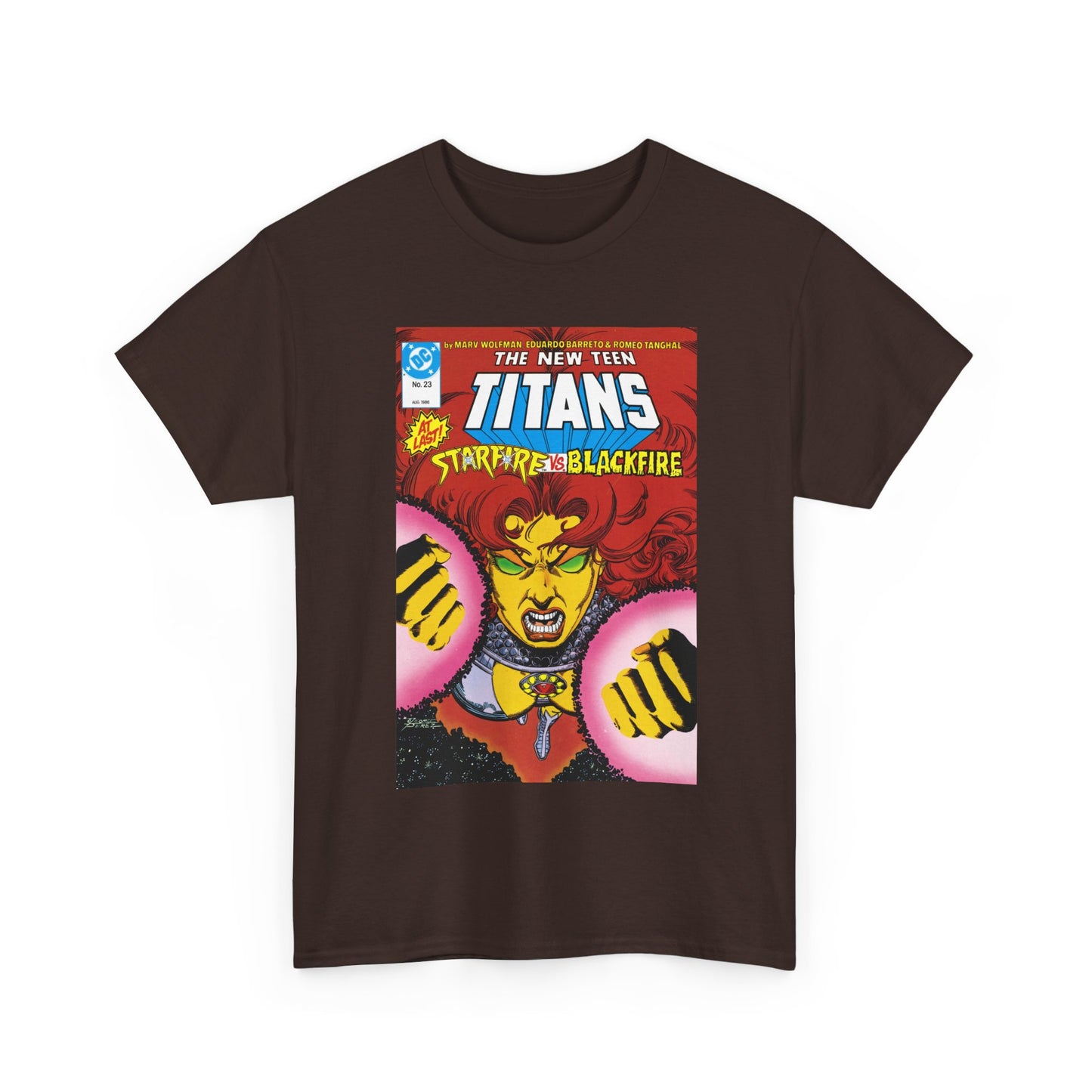 Starfire T-Shirt - George Perez Art - New Teen Titans #23 Cover - DC Comics
