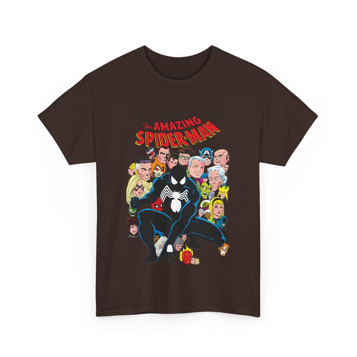 Amazing Spider-Man T-Shirt - Green Goblin, Kingpin, Hobgoblin, Electro, Black Cat, Mysterio, Doctor Octopus, Gwen Stacy - Marvel Comics