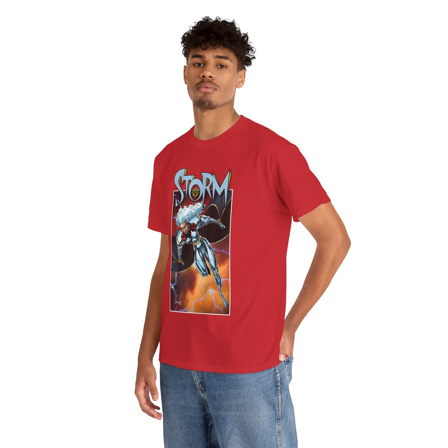 Storm T-Shirt - Jim Lee Art - Ororo - Uncanny X-Men Member & Leader - Heroic Mutant - Marvel Comics