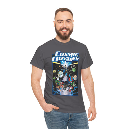 Cosmic Odyssey T-Shirt - Mike Mignola Art - Superman, Darkseid, Lightray, Orion, Starfire, Highfather. John Stewart - DC Comics