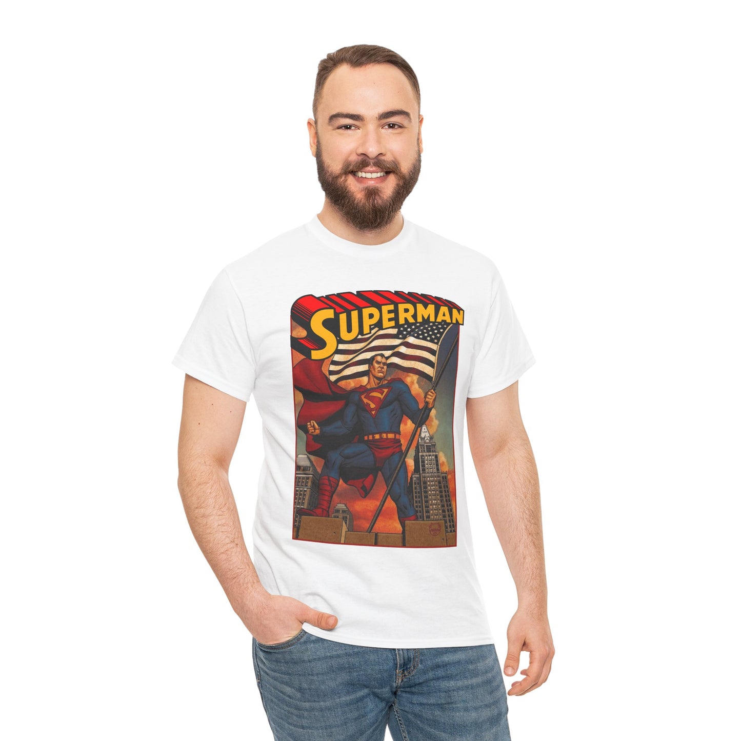 Superman T-Shirt - Dave Johnson Art - The Stranger - DC Comics