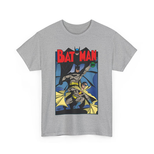Batman & Robin T-Shirt - George Perez Art - Earth 2 - DC Comics - Golden Age JSA - Bruce Wayne & Dick Grayson