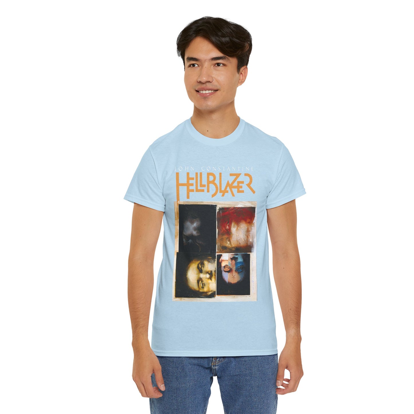 John Constantine Hellblazer T-Shirt - Dave McKean Art - DC Comics, Vertigo
