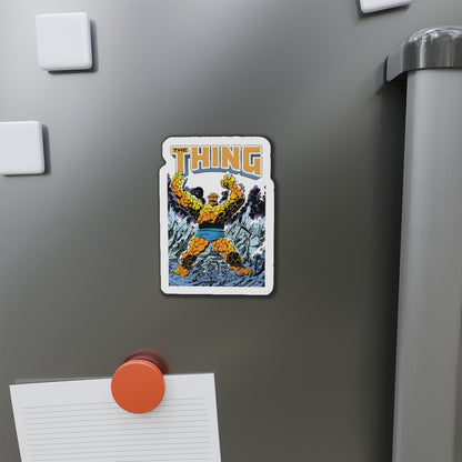 The Thing Die-Cut Magnet - John Byrne Art - Fantastic Four Member - Post Secret Wars Series - Ben Grimm - Marvel Comics - 3", 4", 5", 6"
