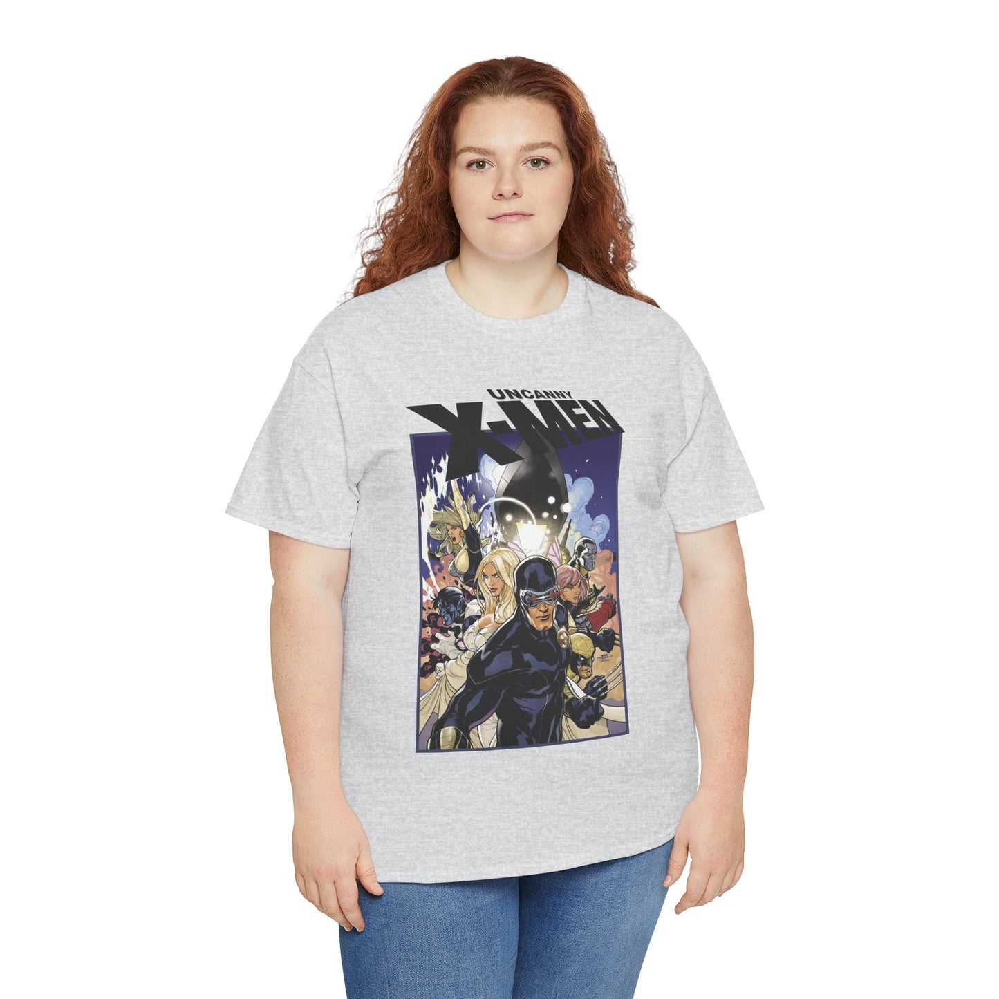 Uncanny X-Men T-Shirt - Terry Dodson Art - Cyclops, Emma Frost, Wolverine, Nightcrawler, Colossus - Marvel Comics