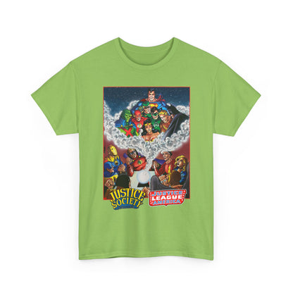 Justice Society & Justice League T-Shirt - George Perez Art - Golden & Silver Age - DC Comics