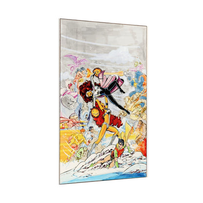 New Teen Titans Rolled Poster - George Perez Art - Starfire Vs Blackfire - DC Comics - Multiple Sizes Up to 24"x36"