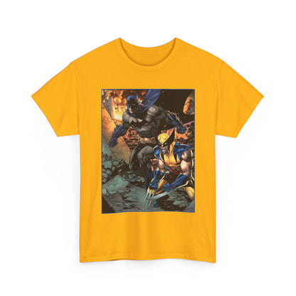 Batman & Wolverine T-Shirt - Jim Lee Art - DC Comics, Marvel Comics