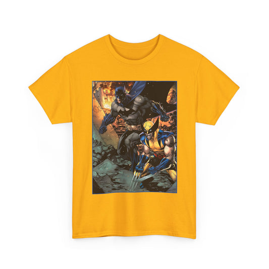 Batman & Wolverine T-Shirt - Jim Lee Art - DC Comics, Marvel Comics