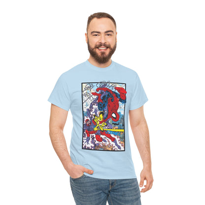 Spider-Man Vs Magneto T-Shirt - Erik Larsen Art - Marvel Comics