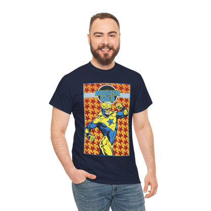 Booster Gold T-Shirt - Dan Jurgens Art - JLI Member - DC Comics