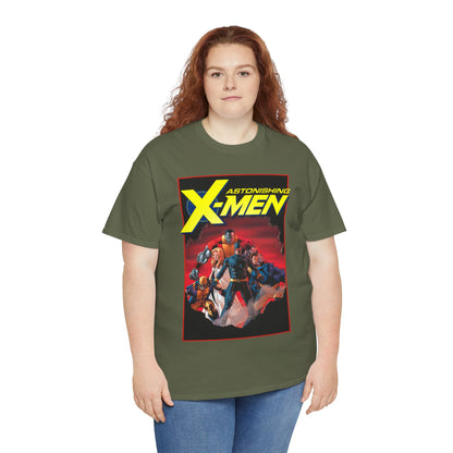 Astonishing X-Men T-Shirt - John Cassady Art - Cyclops, Beast, Wolverine, Colossus, Emma Frost - Marvel Comics