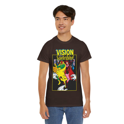 Vision & Scarlet Witch T-Shirt - Avengers Members - 1985 Cover Art - Marvel Comics