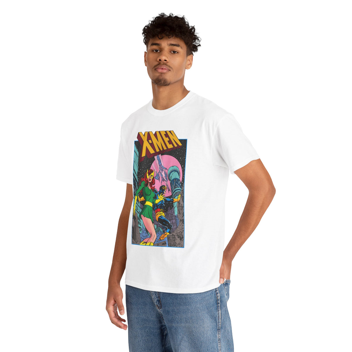 X-Men T-Shirt - John Byrne Art - Cyclops & Jean Grey - Dark Phoenix Saga - Marvel Comics