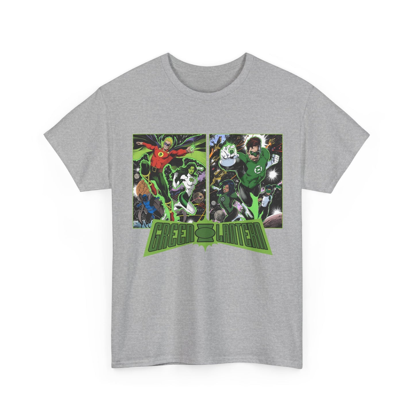 Green Lantern T-Shirt - Alan Scott, Jade, Obsidian, Hal Jordan, Jessica Cruz, Kyle Rayner - The Corps - DC Comics