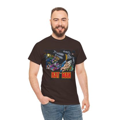 Batman T-Shirt - John Byrne Art - Joker, Catwoman, Ra's al Ghul, Talia - DC Comics - The Batcave