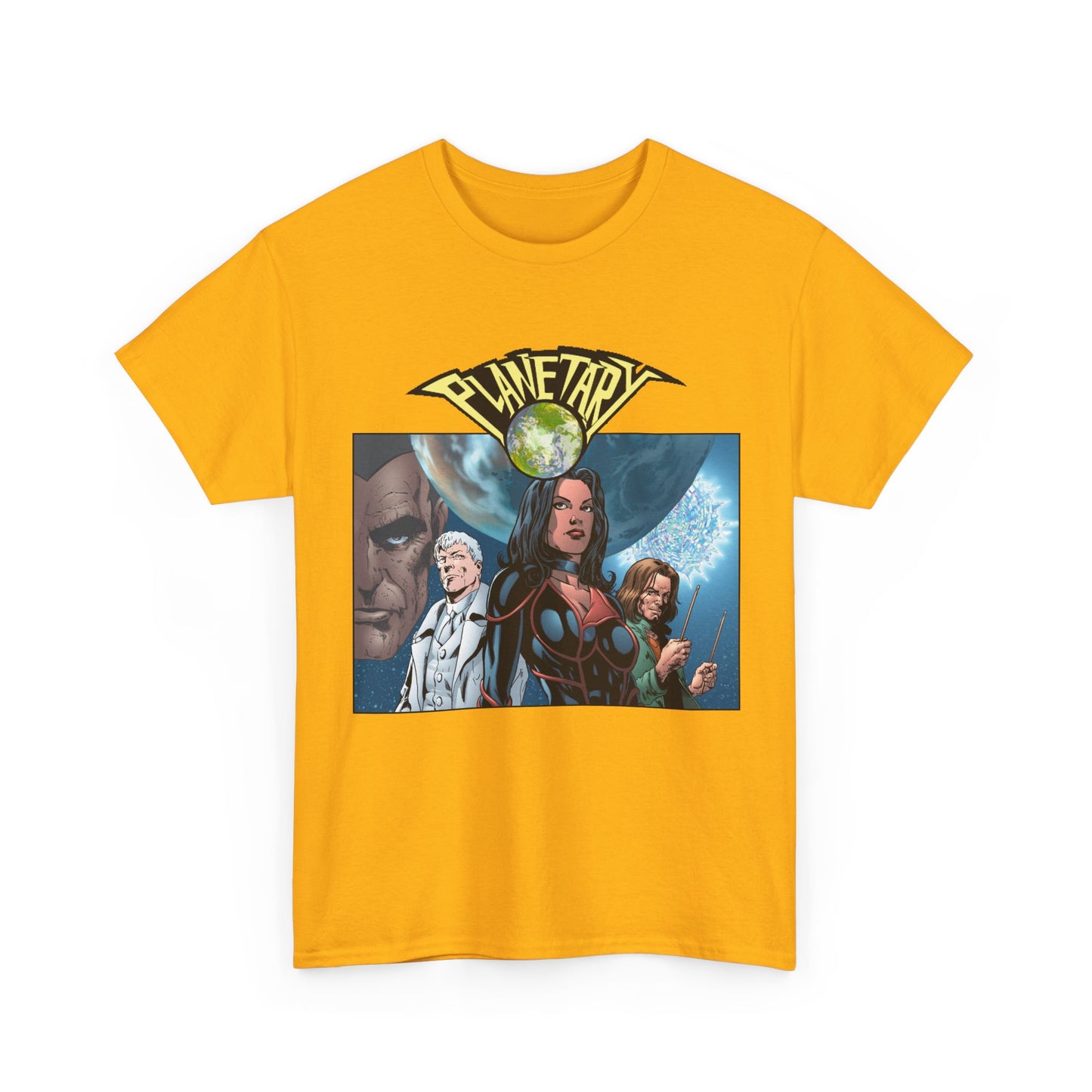 Planetary T-Shirt - Phil Jimenez Art - The Drummer, Jakita Wagner & Elijah Snow - DC Comics/Wildstorm - Ellis Story