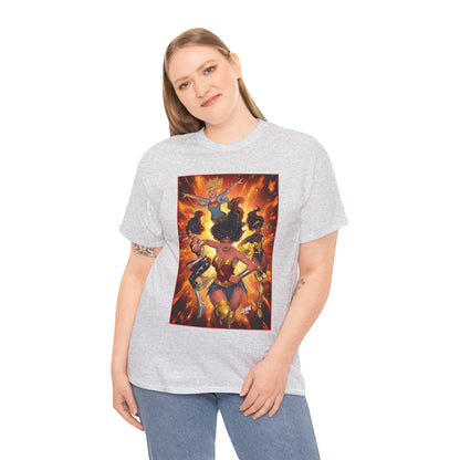 Wonder Woman & the Wonder Girls T-Shirt - David Nakayama Art - Donna Troy, Cassie Sandsmark, Yara Flor - #17 Variant Cover Art - DC Comics