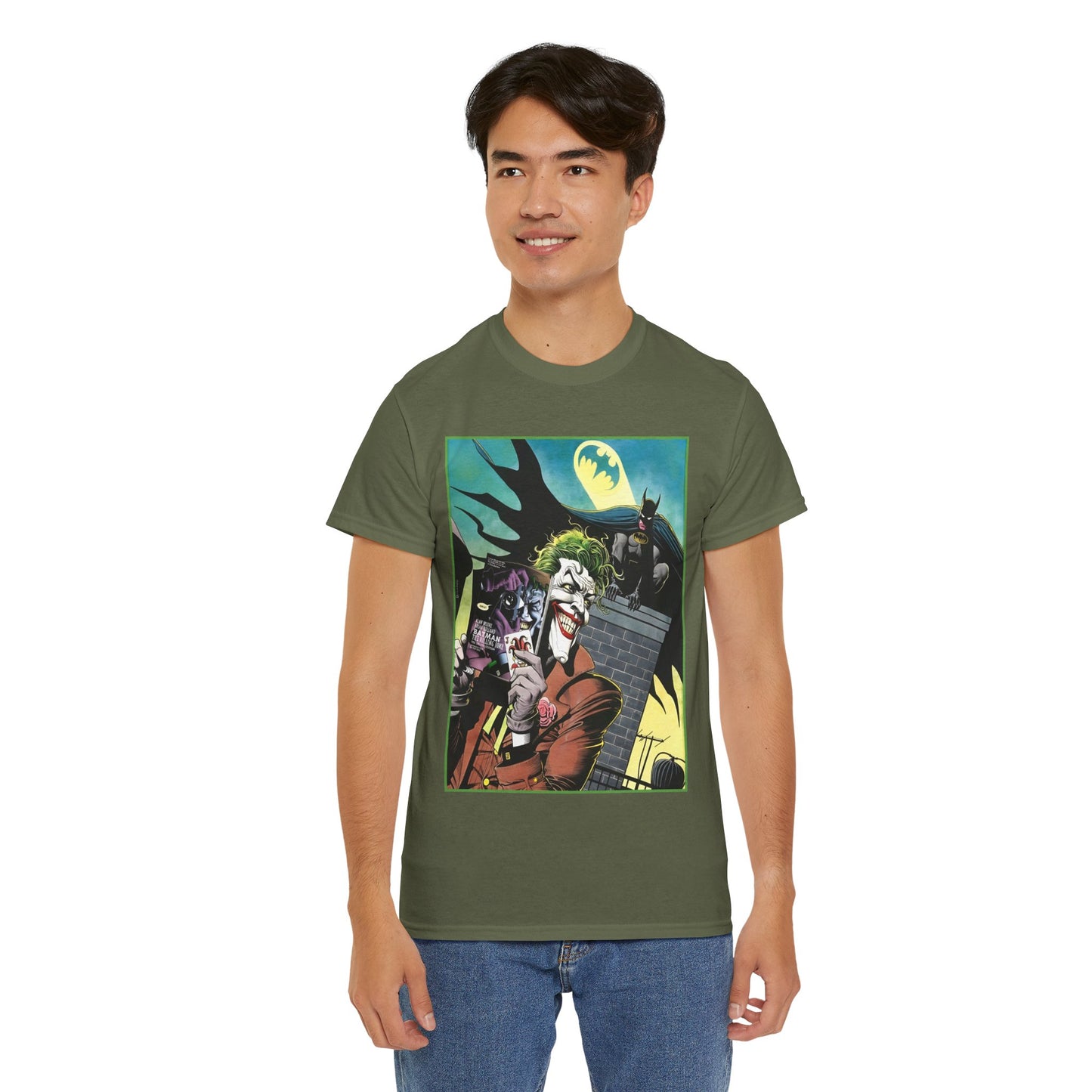 Batman T-Shirt - Brian Bolland Art - Killing Joke Promo - Vs The Joker - DC Comics