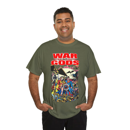 War of the Gods T-Shirt - George Perez Art - Wonder Woman Story - Superman, Captain Marvel, Hawkman, Firestorm, Dr Fate, Troia, Lobo, Batman - DC Comics