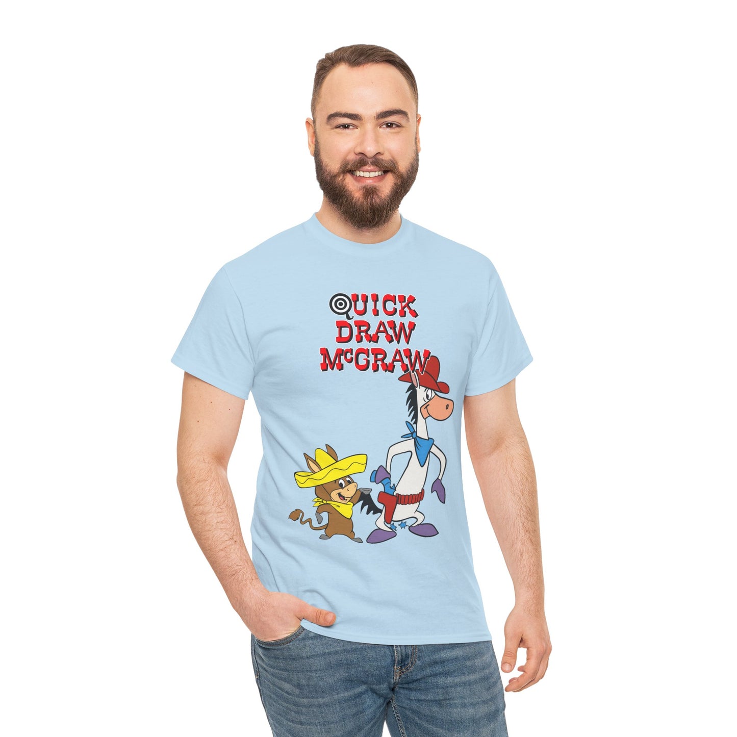 Quick Draw McGraw T-Shirt - Baba Looey - Hanna-Barbera Cartoon - Popular 1960s TV Animation