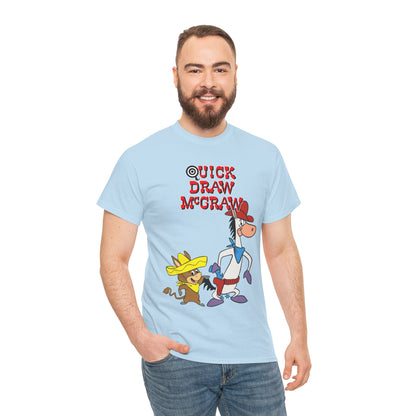 Quick Draw McGraw T-Shirt - Baba Looey - Hanna-Barbera Cartoon - Popular 1960s TV Animation