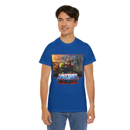 He-Man & Battle Cat T-Shirt- Masters of the Universe, MOTU - New 2026 Movie with Nicholas Galitzine