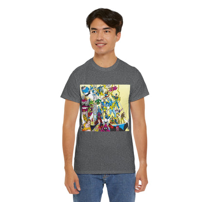 Who's Who in the DC Universe T-Shirt - George Perez Art - Black Lightning, Black Orchid - #3 Cover Art - DC Comics